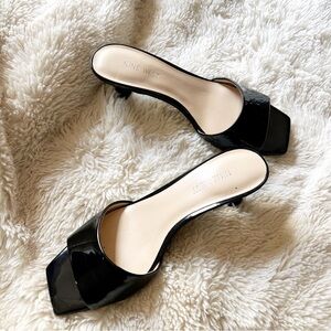 Nine West Black Kitten Heels 7.5